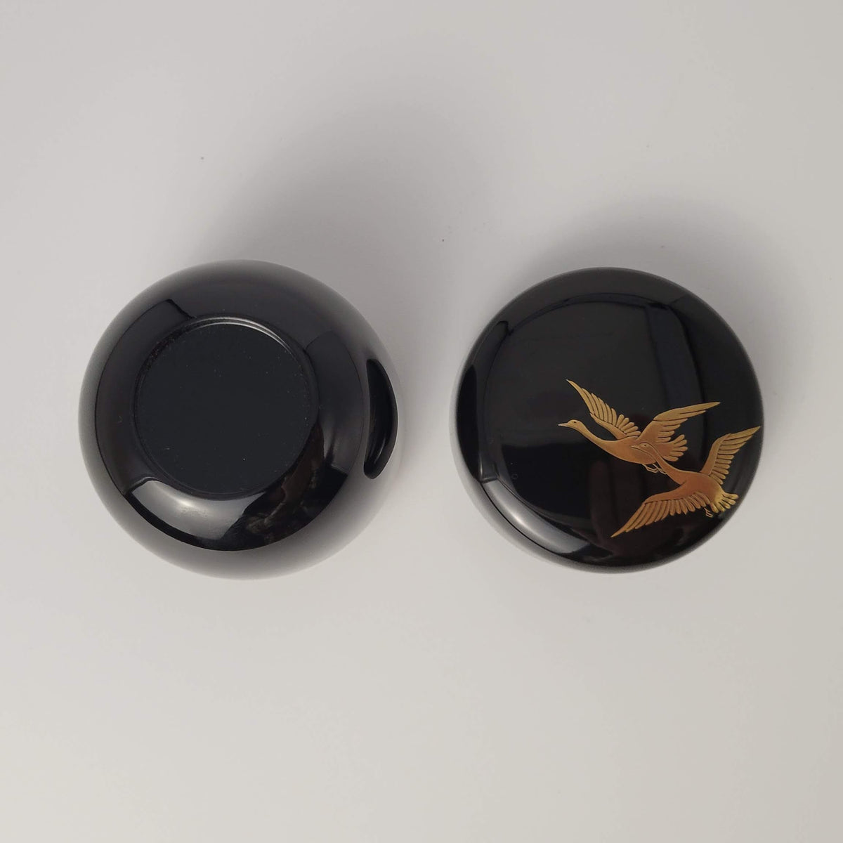 Japanse Maki-e Natsume - Ganzen in de herfst –Tsukamoto Noriyoshi 塚本規義
